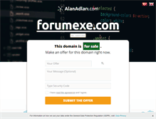Tablet Screenshot of forumexe.com